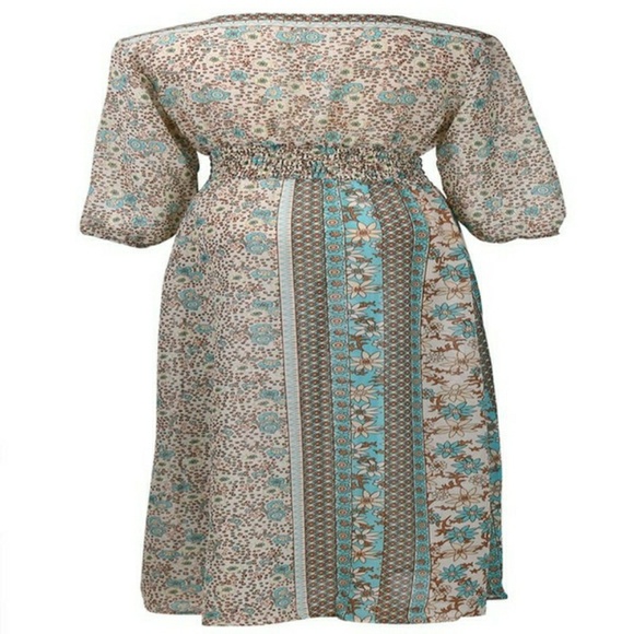 Floral Chiffon Maxi Boho Beach Summer Dress! - Picture 7 of 7